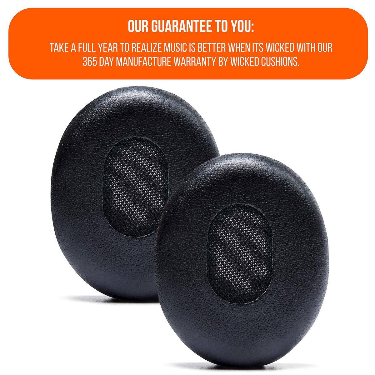 WC Wicked Cushions Bose QC3 ear pads installation guide included for tool-free setup.