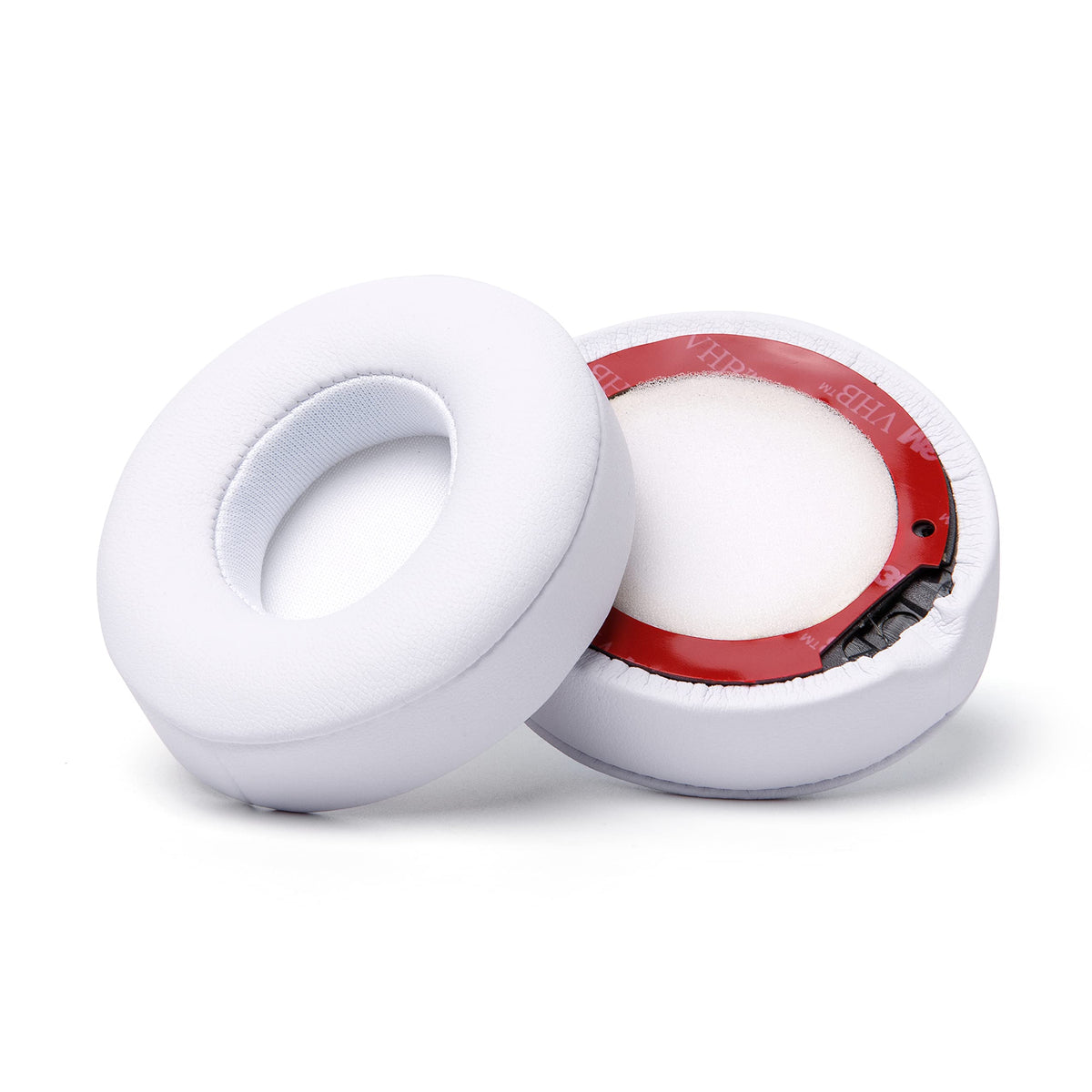 WC Wicked Cushions ear pads for Beats Solo 2, front view, reliable replacement fit.