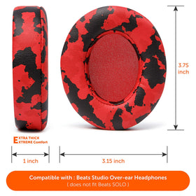 WC Wicked Cushions mounted on Beats Studio demonstrating precise fit