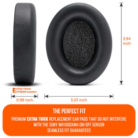 WC Wicked Cushions reinforced inner stitching for durable XM1000XM4 earpads