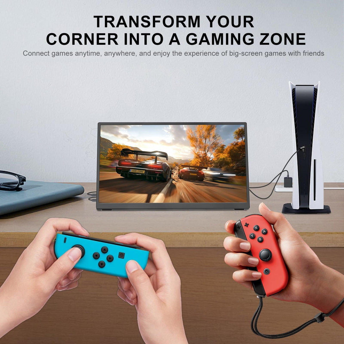 WCKUN 178-degree viewing angle ensures shared content stays legible.