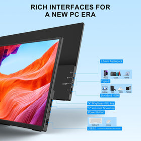 WCKUN ultra-slim side-profile demonstrates portable, lightweight setup.
