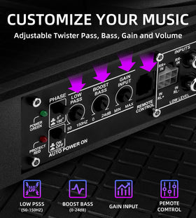 WDiYA mobile app control for ambient lighting and audio tuning