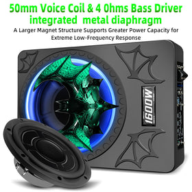 WDiYA built-in LPF/gain/bass boost for tailored bass