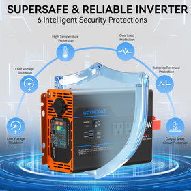 WDYMODAT remote control and LCD display offer convenient operation.