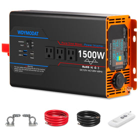 WDYMODAT pure sine inverter front view for reliable vehicle power on the go