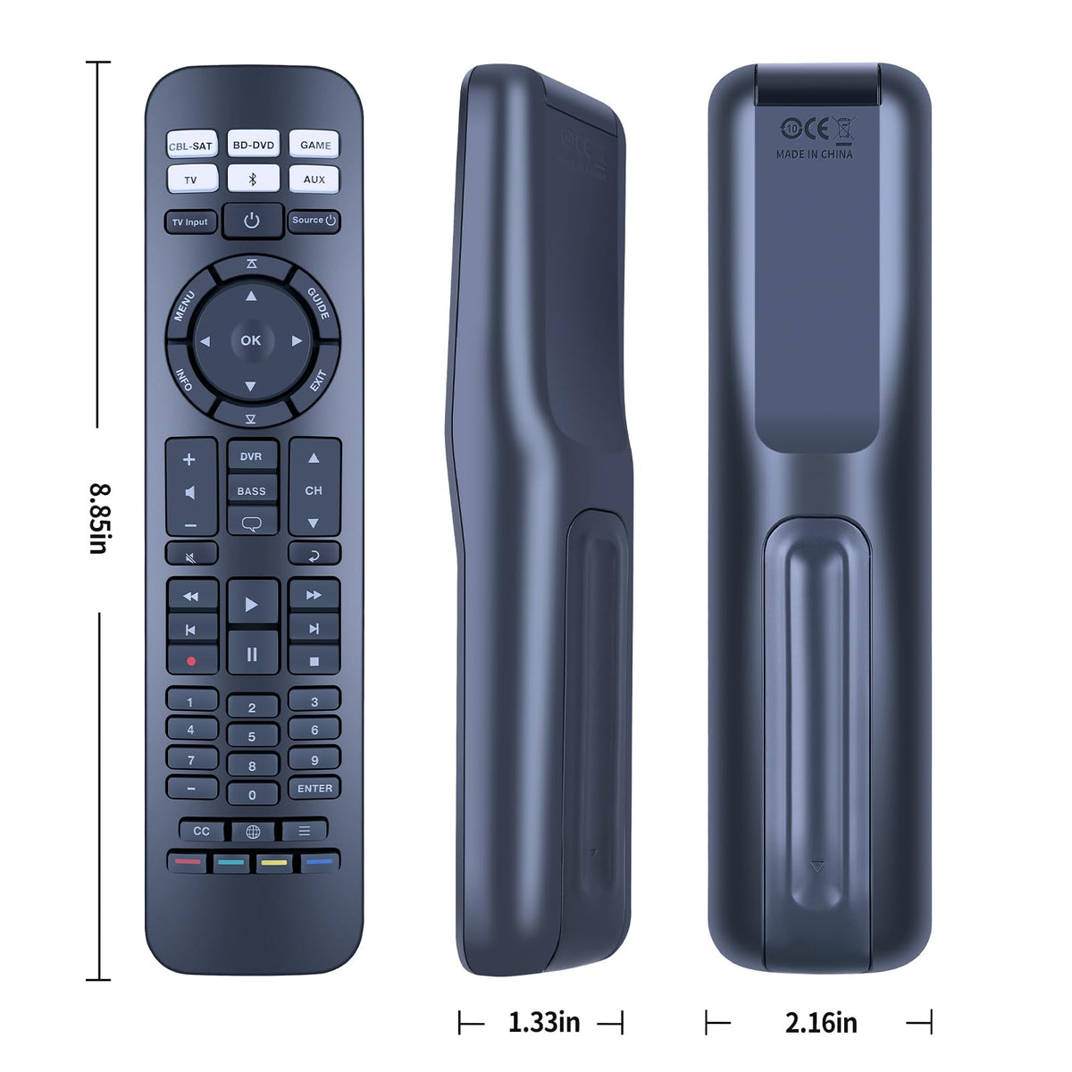 WDZP remote packaged with quick-start guide for fast setup