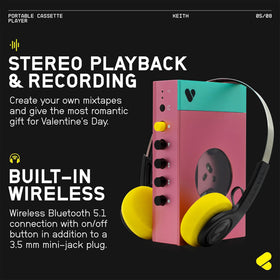 We Are Rewind Edith with headphones enables private listening anywhere