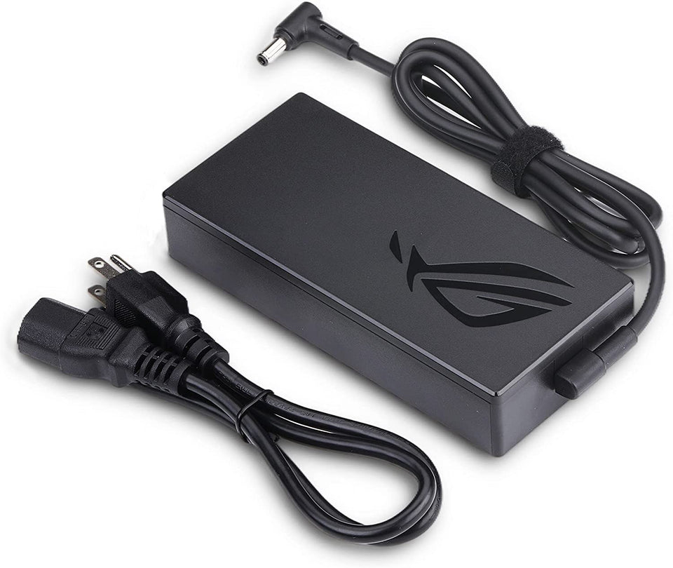 WEALLGOOD 240W charger for Asus ROG Zephyrus M16, front view shows compact build