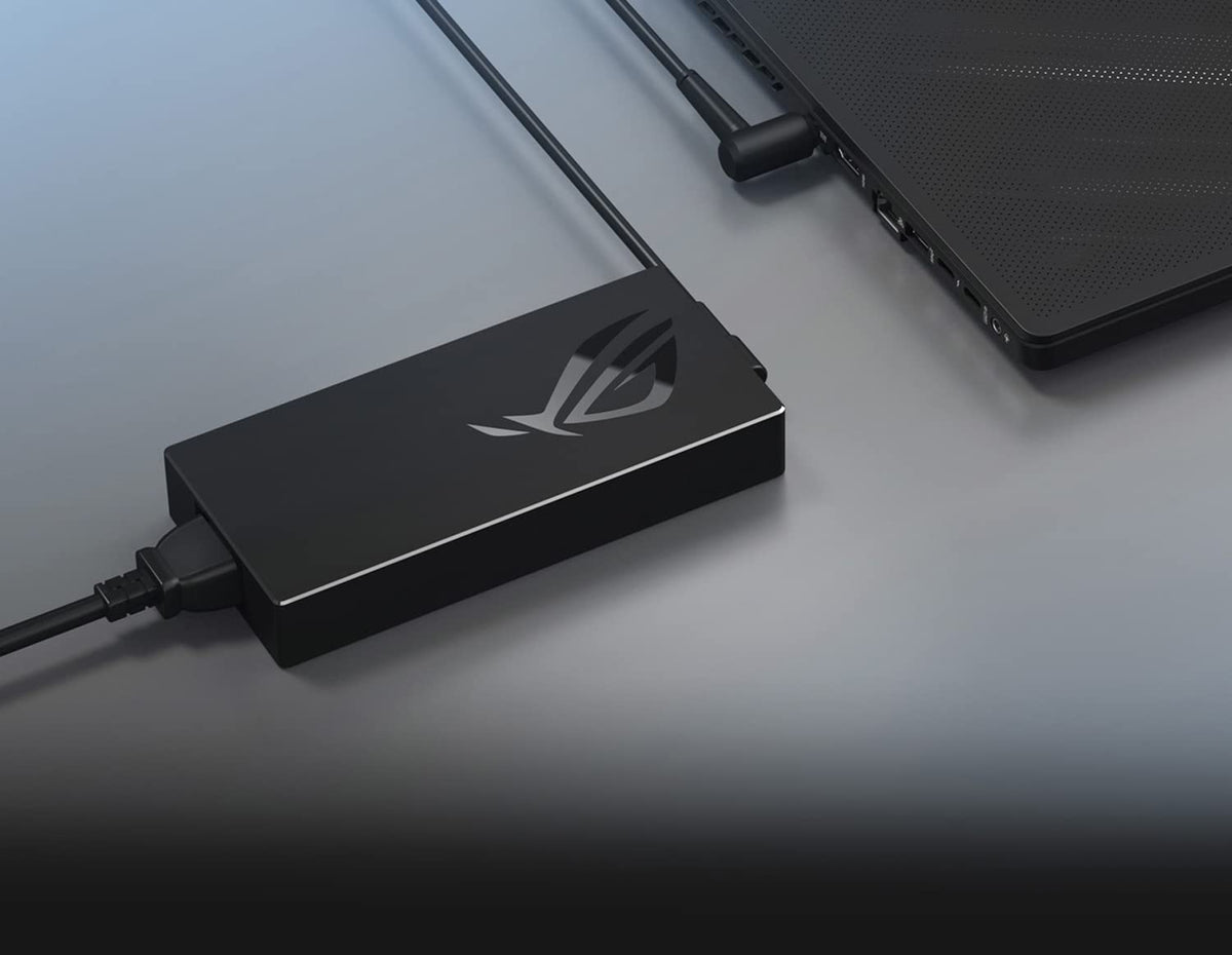 WEALLGOOD 240W charger side view with 6.0x3.7mm connector for Asus compatibility