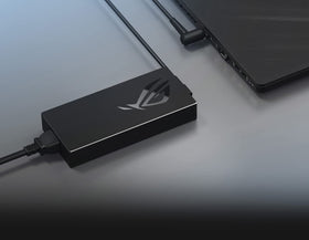 WEALLGOOD 240W charger side view with 6.0x3.7mm connector for Asus compatibility