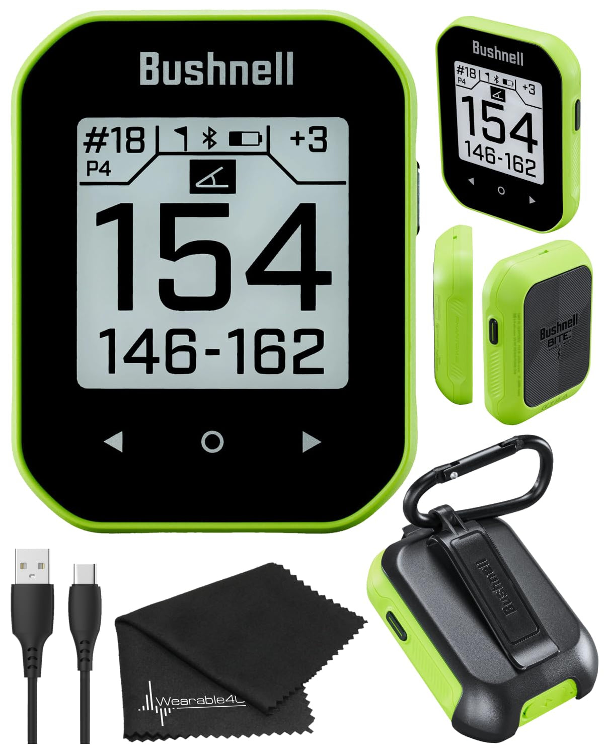 Wearable4U Bushnell Phantom 3 Slope screen display for quick distance readings on every hole