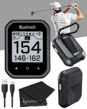 Wearable4U Bushnell Phantom 3 GPS display clearly shows front, middle, and back yardages.