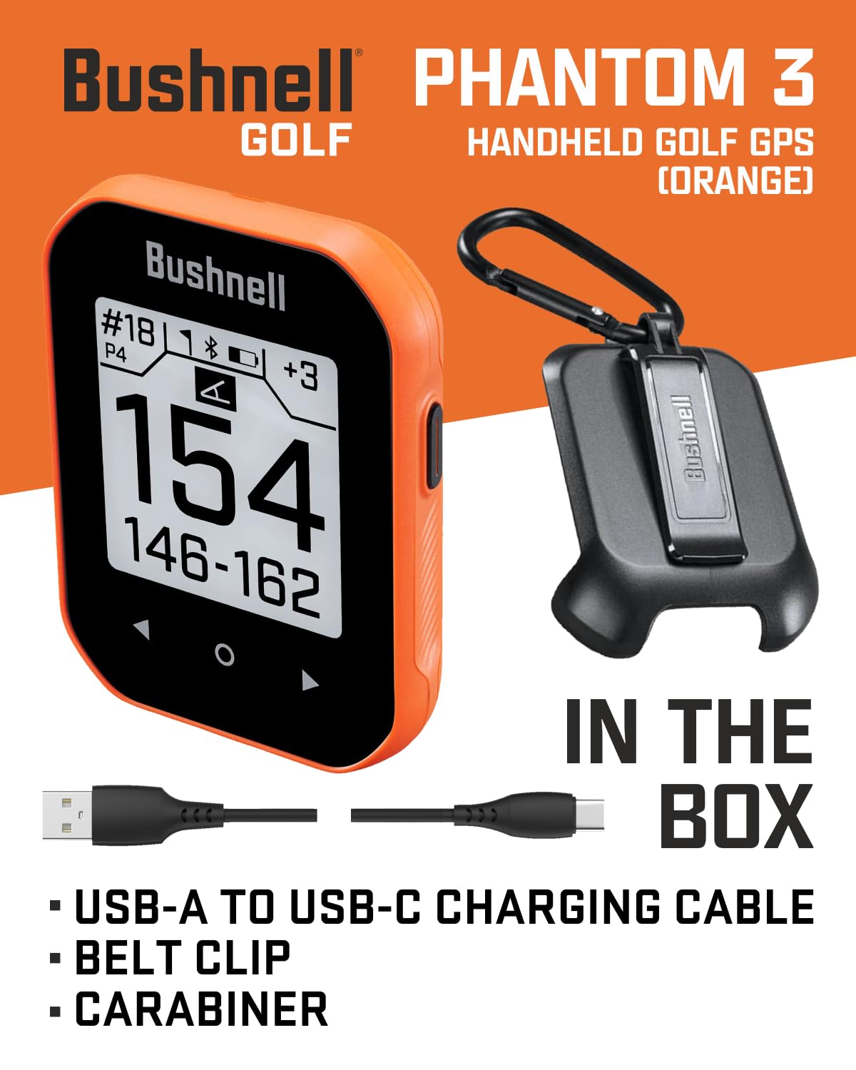 Wearable4U Bushnell Phantom 3 Slope greenview feature helps locate the flag