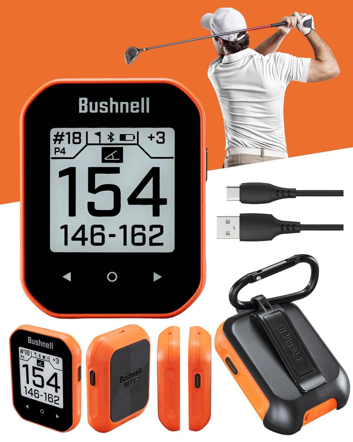 Wearable4U Bushnell Phantom 3 Slope 38,000+ courses worldwide preloaded