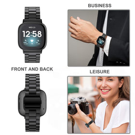 Wearlizer band removal tool in hand enabling quick length adjustments for a personalized fit.