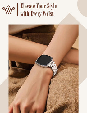 Gift-ready Wearlizer resin metal band for her