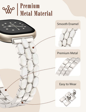 Wearlizer band with folding clasp enables tool-free resizing in seconds