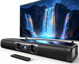 WebsLand Sound Bar front view with 60W output for dialogue clarity