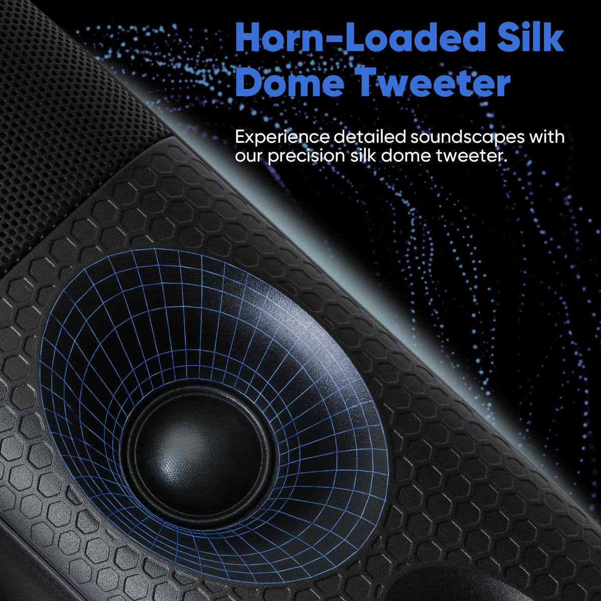 WebsLand Silk Dome Tweeter detail delivering crisp high frequencies