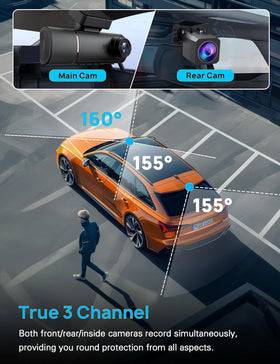 WECAMTX rose gold G-Sensor locks important events instantly