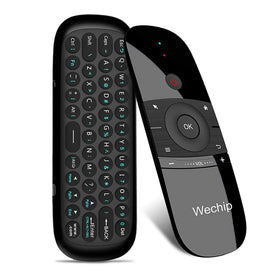 WeChip W1 front view remote with keyboard for easy navigation