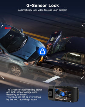 WECOOL front 170-degree view widens road coverage reducing blind spots