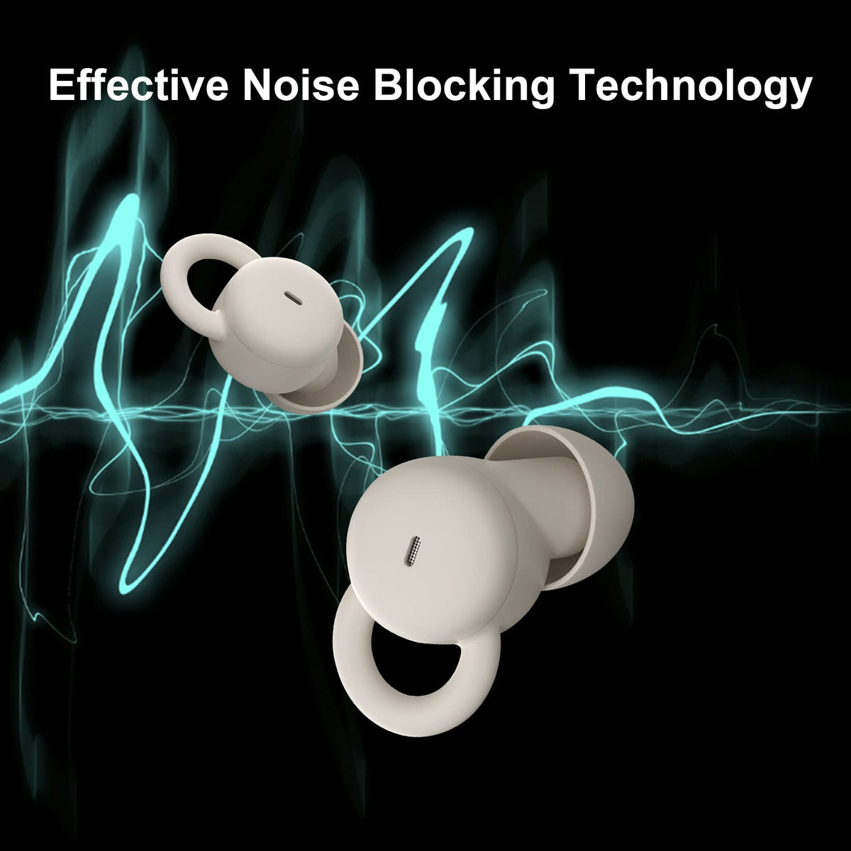 wedoking earbud texture detail focusing on soft silicone tip for gentle seal and comfort