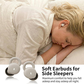 wedoking flat earbud close-up highlighting slim profile for pressure-free side sleeping