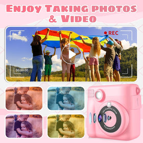 WEEFUN 8MP lens close-up highlights clear kids' photos.
