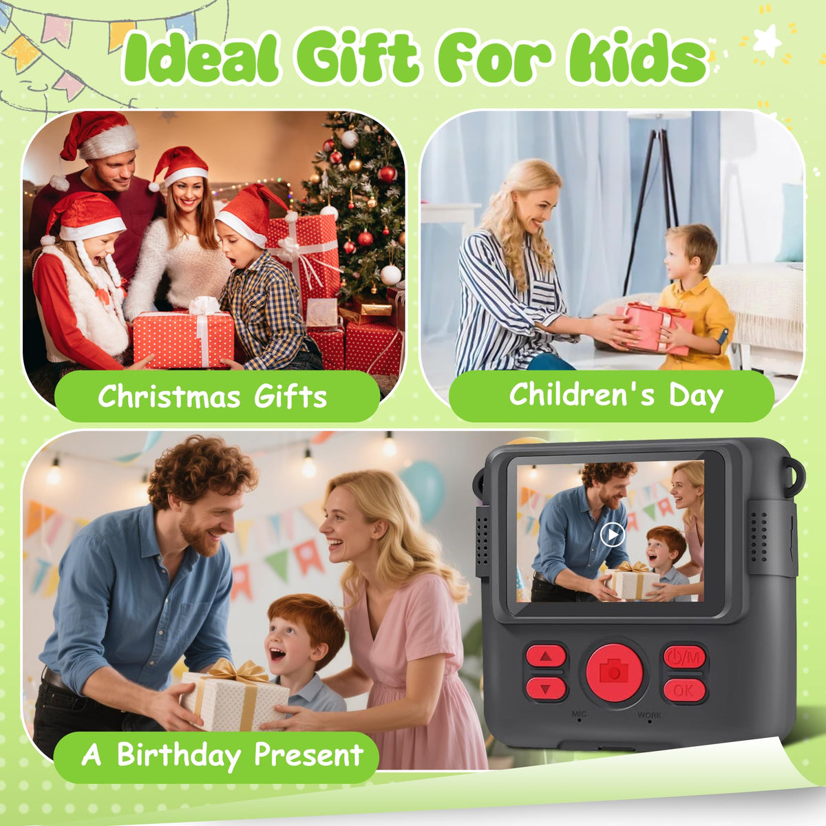 WEEFUN includes learning games and MP3 player for creative play.