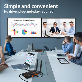 Weeryyi church or conference room setup with multiple displays.