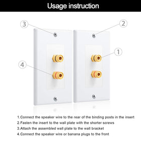Weewooday gold-plated binding posts highlight premium durability and corrosion resistance