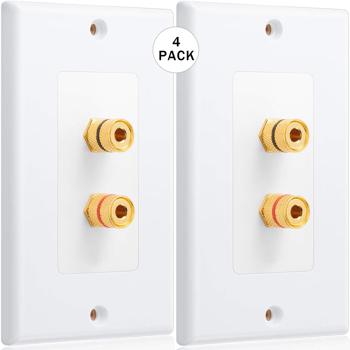 Weewooday in-wall speaker wall plate assembly demonstrates easy, clean installation
