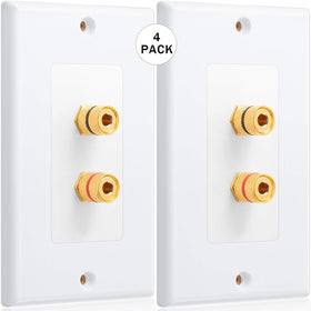 Weewooday in-wall speaker wall plate assembly demonstrates easy, clean installation