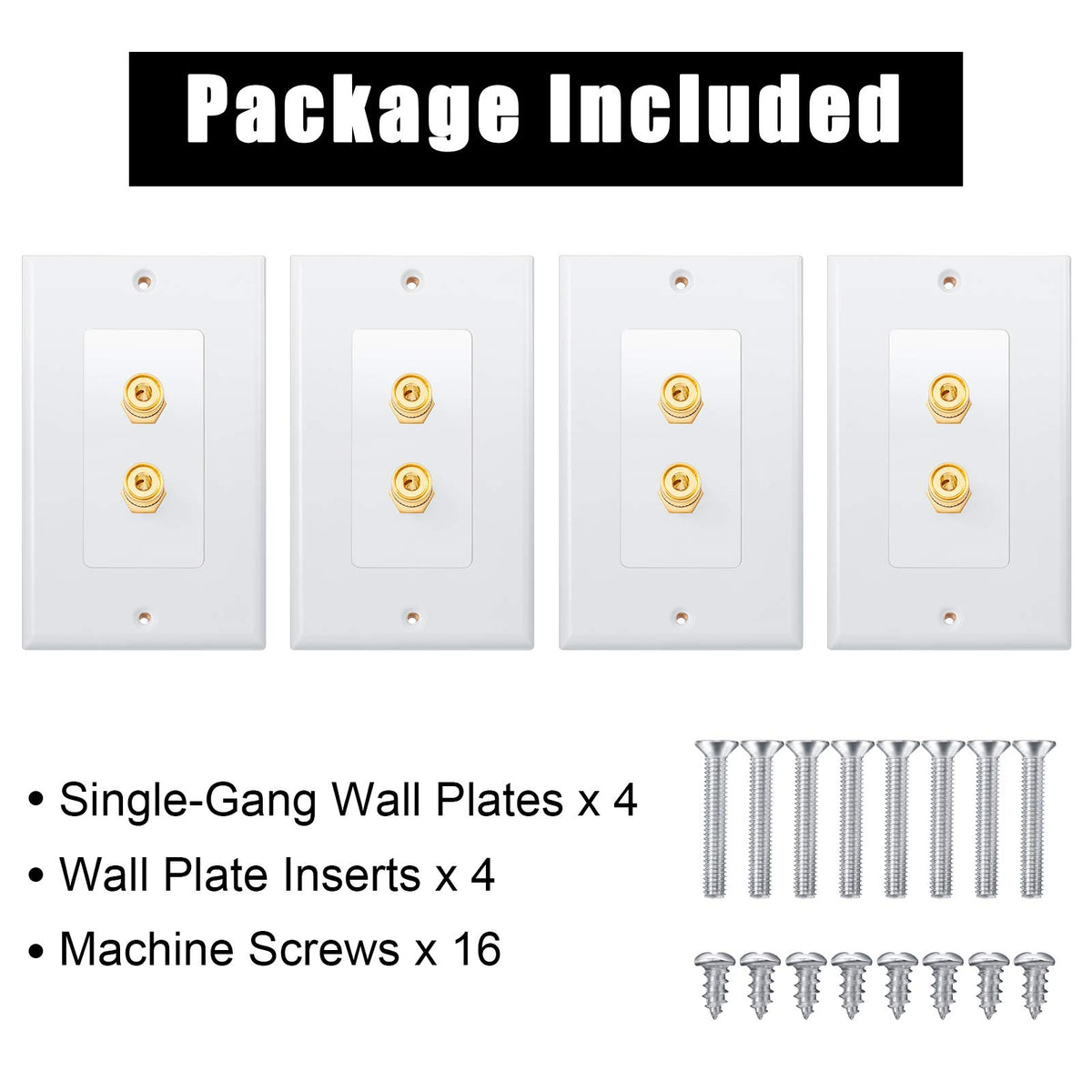 Weewooday mounting screws included for quick, secure installation