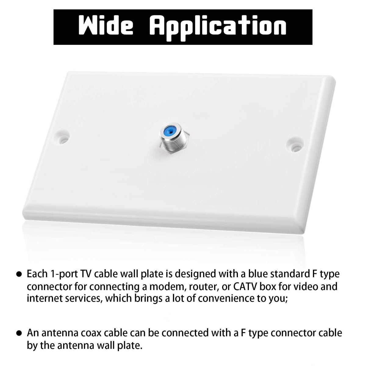 Weewooday screws included for quick wall-plate mounting.