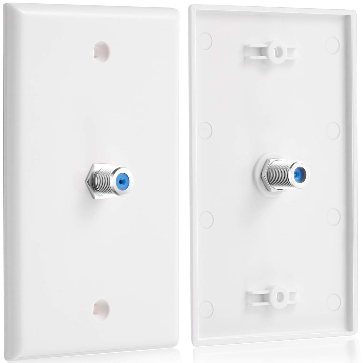 Weewooday blue wall plate packaging shows a ready-to-use kit.