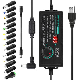 WEFOMEY 120W universal power supply with adjustable DC output