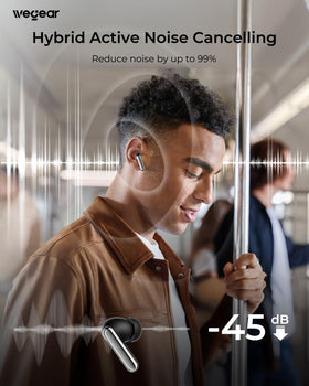 wegear 6-mic AI clear calls ensure crisp conversations on busy streets