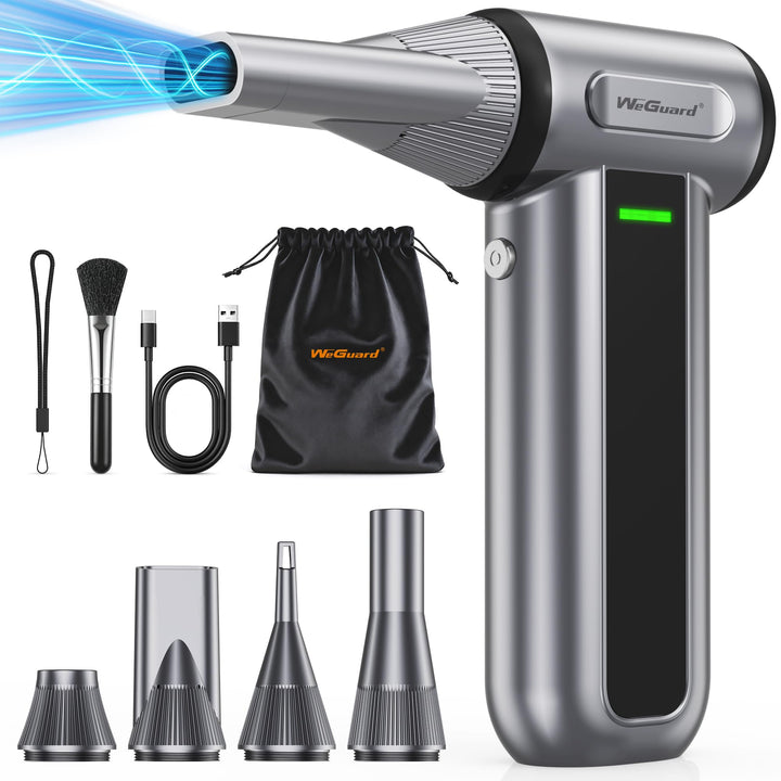 WeGuard W22 front view showing compact blower and ergonomic grip for easy handling