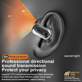 WEIBEIQI open ear headphones Bluetooth 5.4 connection ensures fast pairing and stable signal