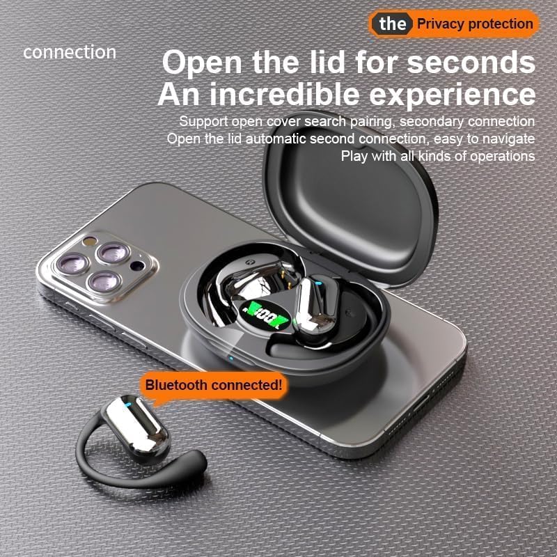 WEIBEIQI open ear headphones worn during workouts for comfort and awareness