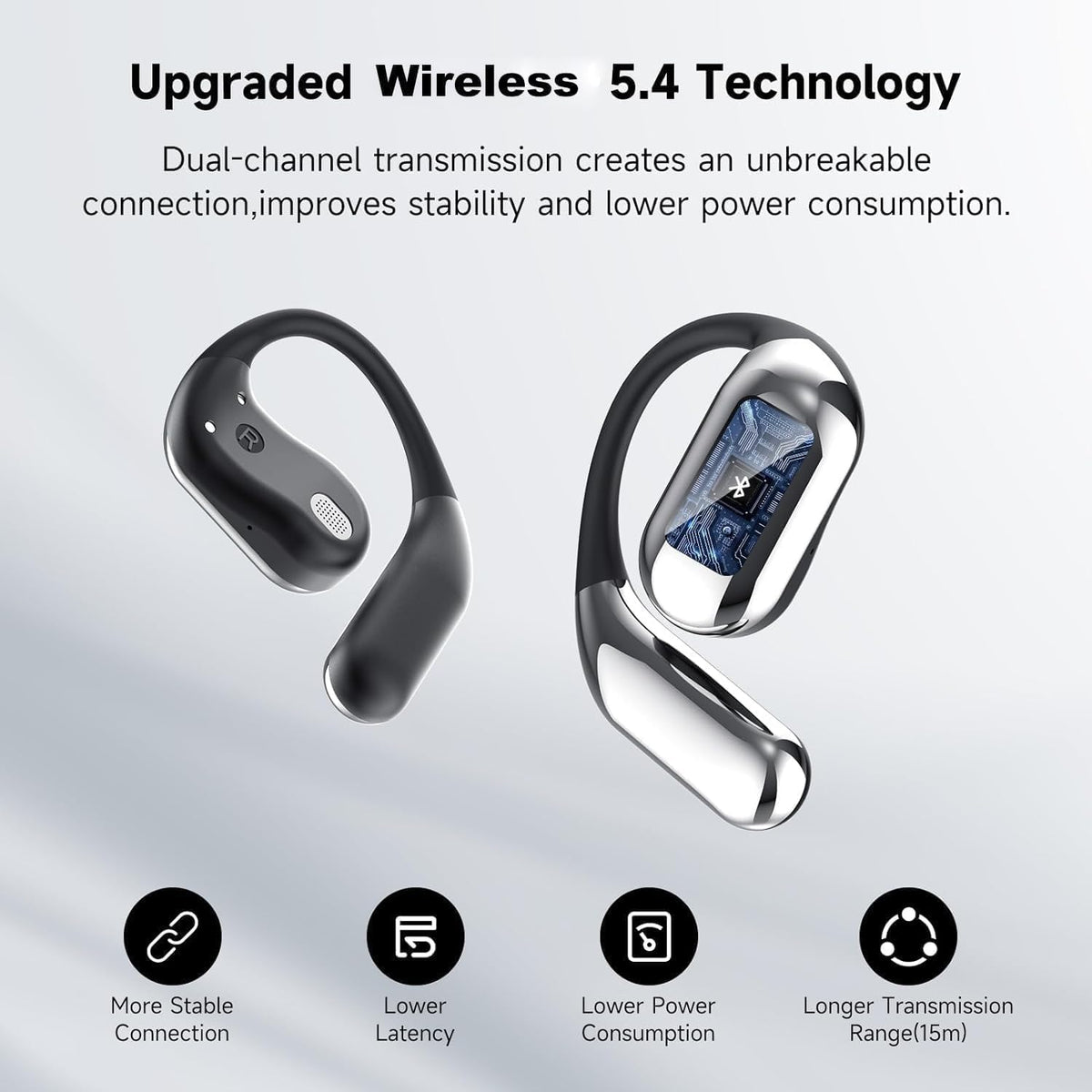 WEIBEIQI built-in mic delivers hands-free calls with clear voice pickup.