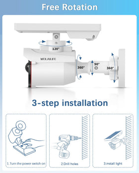 WEILAILIFE motion detection activates light when movement is detected nearby.