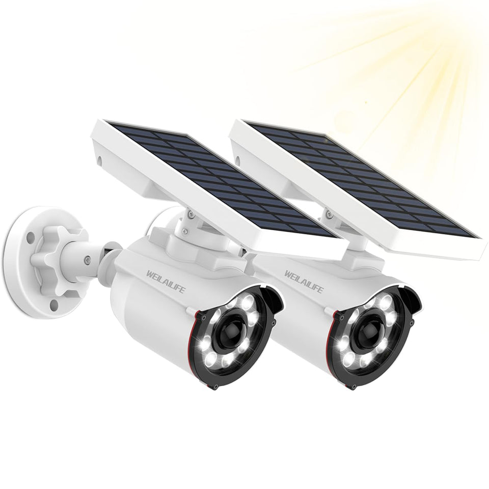 WEILAILIFE solar motion light outdoors with 800 lumen brightness for clear visibility