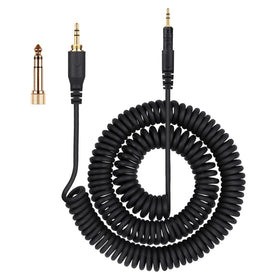 Weishan coiled cable for ATH-M50X delivers crisp, immersive audio.