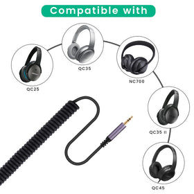 weishan coiled cable in stored form, compact carry and tangle-free benefit