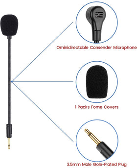 Weishan mic with black ABS body and aluminum neck offers sturdiness and durability.