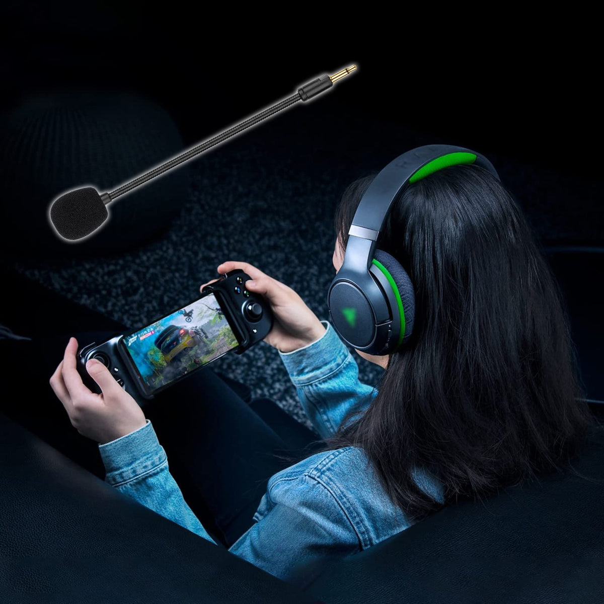 Weishan six-inch mic length provides stable placement for comfortable voice pick-up.